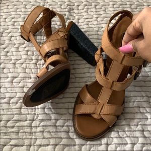 Calvin Klein boho style heels